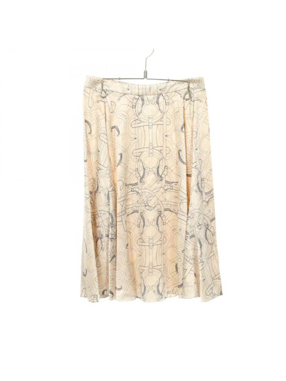 Hermes Skirt Eperon D'or Silk Apron d'Or
